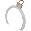 Northlight LED Twinkling Ornament Arch Commercial Outdoor Christmas Display - 10' - White - 4 of 4