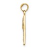 Black Bow Jewelry 14k Yellow Gold Enameled Pizza Slice Pendant - 2 of 4