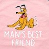 Girls' - Disney - Man's Best Friend Shirt Tail Raglan Graphic T-shirt - 2 of 3