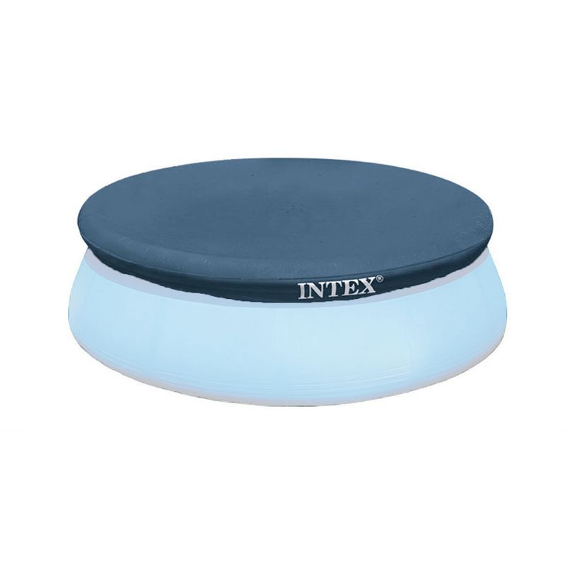 Intex 7.3 Ft Above Ground Swimming Pool Vinyl Round Cover Tarp, No Pool Included, 1 of 6