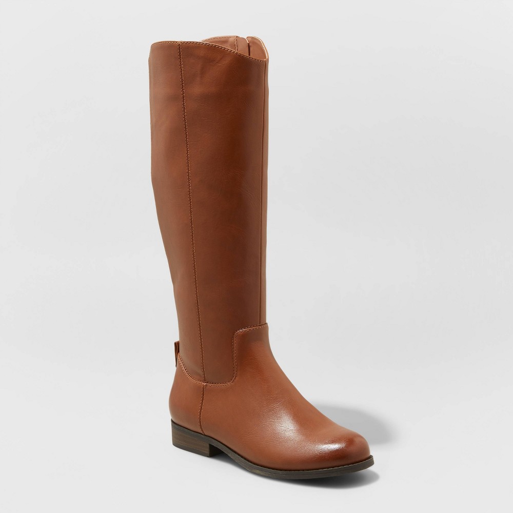 UNIVERSAL THREAD BRISA COGNAC RIDING BOOT WOMEN’S, 9 