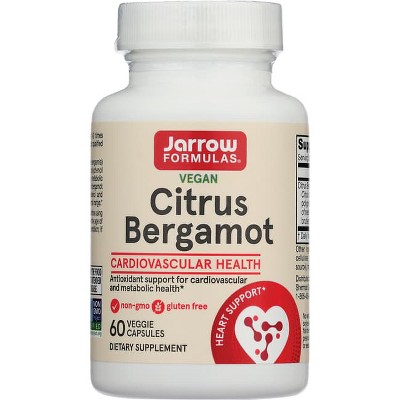 Jarrow Formulas, Inc. Vegan Citrus Bergamot 500 mg 60 Veg Caps.
