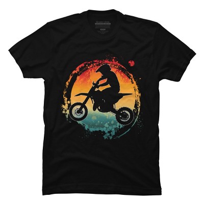 Men's Design By Humans retro motorcycle rider vintage By punsalan T-Shirt