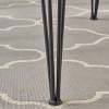 Christopher Knight Home 33.5" Chana Industrial Live Edge Square Dining Table Natural: 4-Seat Kitchen Table, Iron Frame - 4 of 4