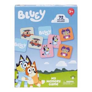 Moose Games Bluey My Memory Matching Game - 72 Memory Cards - 1 of 2