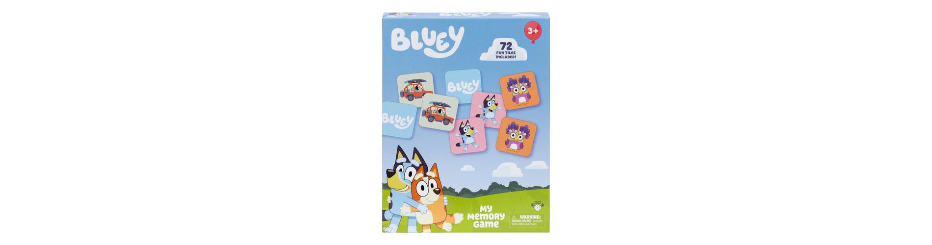 Moose Games Bluey My Memory Matching Game - 72 Memory Cards