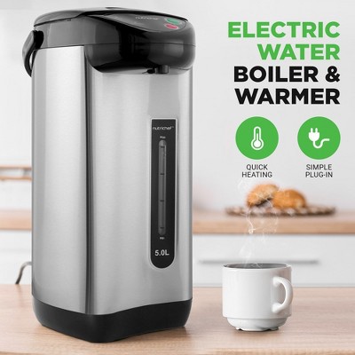 Nutrichef 5 Liter Stainless Steel Electric Water Boiler & Warmer