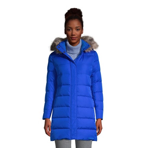 Lands' End Women's Down Winter Coat - Small - Royal Cobalt : Target