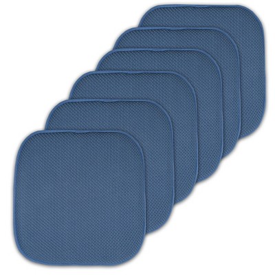 Honeycomb Memory Foam No Slip Back 16" x 16" Chair Pad Cushion by Sweet Home Collection®