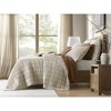 Harbor House 3Pcs Solid Color Lightweight Quilt Set, Garment Wash Box Stiching Cooling Quilt with Matching Pillow Shams - 3 of 4