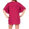 LA LEELA Women's Beachwear Summer Swim Beach Dress Cover Ups for Swimwear Women Plus Size Wear Swimsuit Coverups for Women Cover-up - 2 of 4