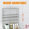 Heavy Duty Stainless Steel Table with Shelves Commercial Kitchen Prep Table with 2 Tier Overshelf - 2 of 4