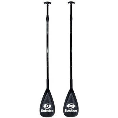  Swimline Solstice 3 Piece Carbon Fiber Adjustable Stand Up SUP Paddles (2 Pack) 