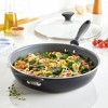 Farberware Reliance Pro 12" Nonstick Ceramic covered Skillet with Helper Handle Black/Gray: Fry Pan with Lid, Dishwasher-Safe - 2 of 4