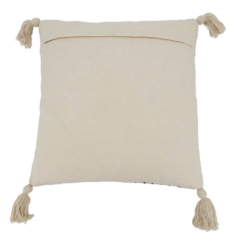 Saro Lifestyle Saro Lifestyle Printed Throw Pillow Cover With Tufted Design, 2 of 3