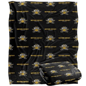 Northern Kentucky University Logo Pattern Silky 50x60 Blanket, 1 Sided 50x60 - 1 of 4