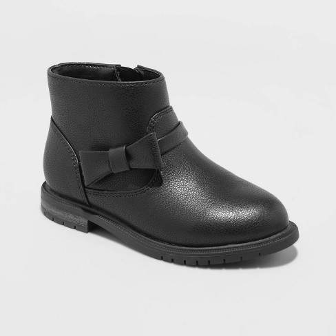 Toddler black shop ankle boots