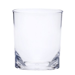 FONTOI Set of 4 DOF 12oz Oval Halo Tritan Glasses Drinking, BPA Free Cocktail Glasses, Drinkware Set, Plastic Water Tumblers - 1 of 4