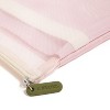 U Brands 2pk 7"x5.8" and 4.2"x4.2" Micro Mesh Stash Pouch Dusty Rose/Olive - 4 of 4