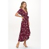 WEST K Women's Georgia Faux Wrap Dress with High-Low Hem and Tie Waist - 2 of 4