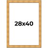 PosterPalooza | Embellished Gold Picture Frame - UV Acrylic, Foam Board Backing, Hanging Hardware - 2 of 4