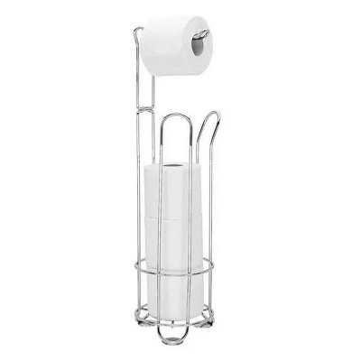 LunaLulinlk Standing Toilet Paper Roll Holder Bathroom Storage Accessories