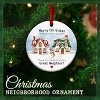Lomsoe Neighbor Christmas Ornament 2025 for Women Men Friends Neighbor Xmas Gift for Christmas Tree Christmas Decor Christmas Gift - 3 of 4
