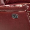 Paulina Genuine Leather Power Recliner with Wingback Design |ARTFUL LIVING DESIGNS - 3 of 4