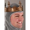 HalloweenCostumes.com    King Arthur Hood with Crown, Gray/Orange - 4 of 4