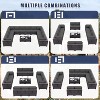 ALAULM 14 Pieces Patio Furniture Set, Rattan Wicker Outdoor Conversation Sets, Outdoor Furniture Sofa Set - 3 of 4