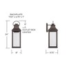 Capital Lighting Bradford 1 - Light Wall Light in  Oiled Bronze - 3 of 4