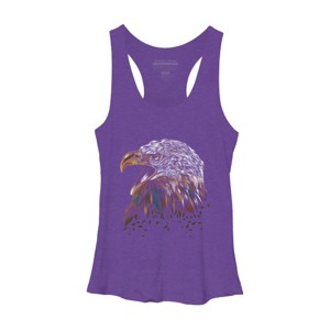 Women's Design By Humans WILD EAGLE By Dandingeroz Racerback Tank Top - 1 of 3