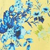 bright lemon floral toss