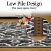 Washable Area Rugs, Rug Geometric Modern Rug for Bedroom, Non Slip Throw, Rugs Low Pile Stain Resistant Carpet for Nursery Dining Room - 2 of 4