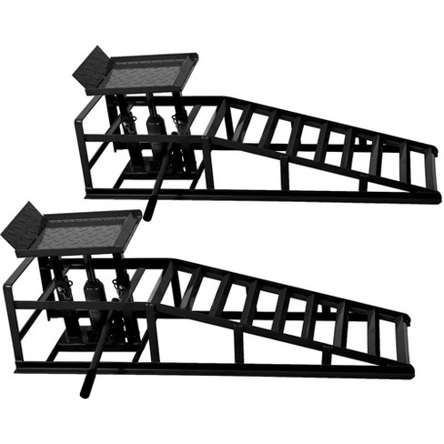 2pcs 11000lbs Hydraulic Car Ramp, Lift Service Ramp Truck Trailer ...