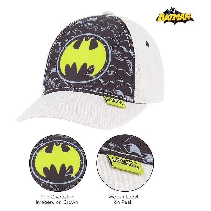 Batman Boys Baseball cap & Sunglasses, Toddler (1-3 years), 4 of 7