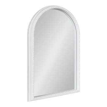 20" x 30" Astele Framed Arch Mirror White - Kate & Laurel All Things Decor