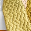 Slickblue 3 PC Handmade Full/Queen Quilt Set, Reversible Vermicelli Quilted, Horizontal Stripes, 37 Color Options - 4 of 4