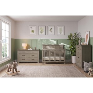 Child Craft Kieran 3 in 1 Convertible Crib, Converts to Toddler & Day Bed, 3 Mattress Positions, Non-Toxic, Baby Safe Finish - 1 of 4