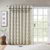 PAGED 84"x100" Printed Ikat Curtain Panel,Blackout Curtains for Bedroom,Window Patio Panel with Grommet Top,Living Room Curtains - 2 of 4