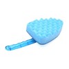 Unique Bargains Blue Nonslip Handle Triangle Shape Sponge Brush Cleaning Tool for Auto Car - 2 of 3