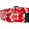 Country Brook Petz 1 1/2 Inch Deluxe Red Hawaiian Dog Collar - image 4 of 4