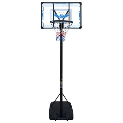 YONWAY Basketball Hoop Adjustable Height 4.74-10 FT, Portable Basketball Stand for Outdoor Indoor