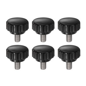 Unique Bargains Plastic Threaded Bolt Knurled Clamping Knob Thumb Screws 6 Pcs - 1 of 4
