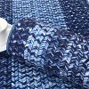 Modern Washable Area Rug, Non Slip Indoor Print Mat For Living Room Bedroom Dining Room Kitchen Enterway, Low Pile Stain Resistant Foldable Carpet - 4 of 4