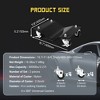 Car Dolly Set of 2, 5000 LBS Capacity Wheel Dolly, Heavy Duty Vehicle Dolly for Moving Car with 2.5 Inch Nylon Wheels, Bolts Resist Tire Wear - 2 of 4