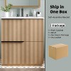 KTMBDW 30 Inch Bathroom Vanity with Undermount Sink, Small Bathroom Sink Cabinet, Modern Bathroom Storge Vanity, Fluted Finish - 4 of 4