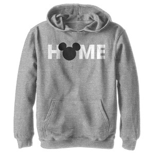 Boy's Disney Mickey Mouse Home Iconic Ears Pull Over Hoodie - 1 of 4
