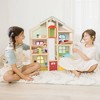 Melissa & Doug Hi-Rise Wooden Dollhouse With 15 pcs Furniture - Garage and  Working Elevator