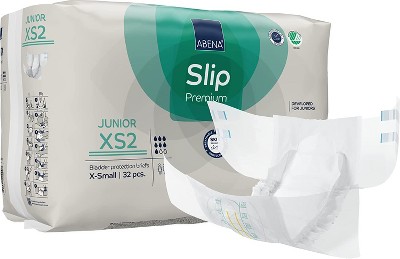 Abena Slip, Premium Incontinence Briefs, Level 2 Moderate Absorbency (Extra Small To Extra Large Sizes)